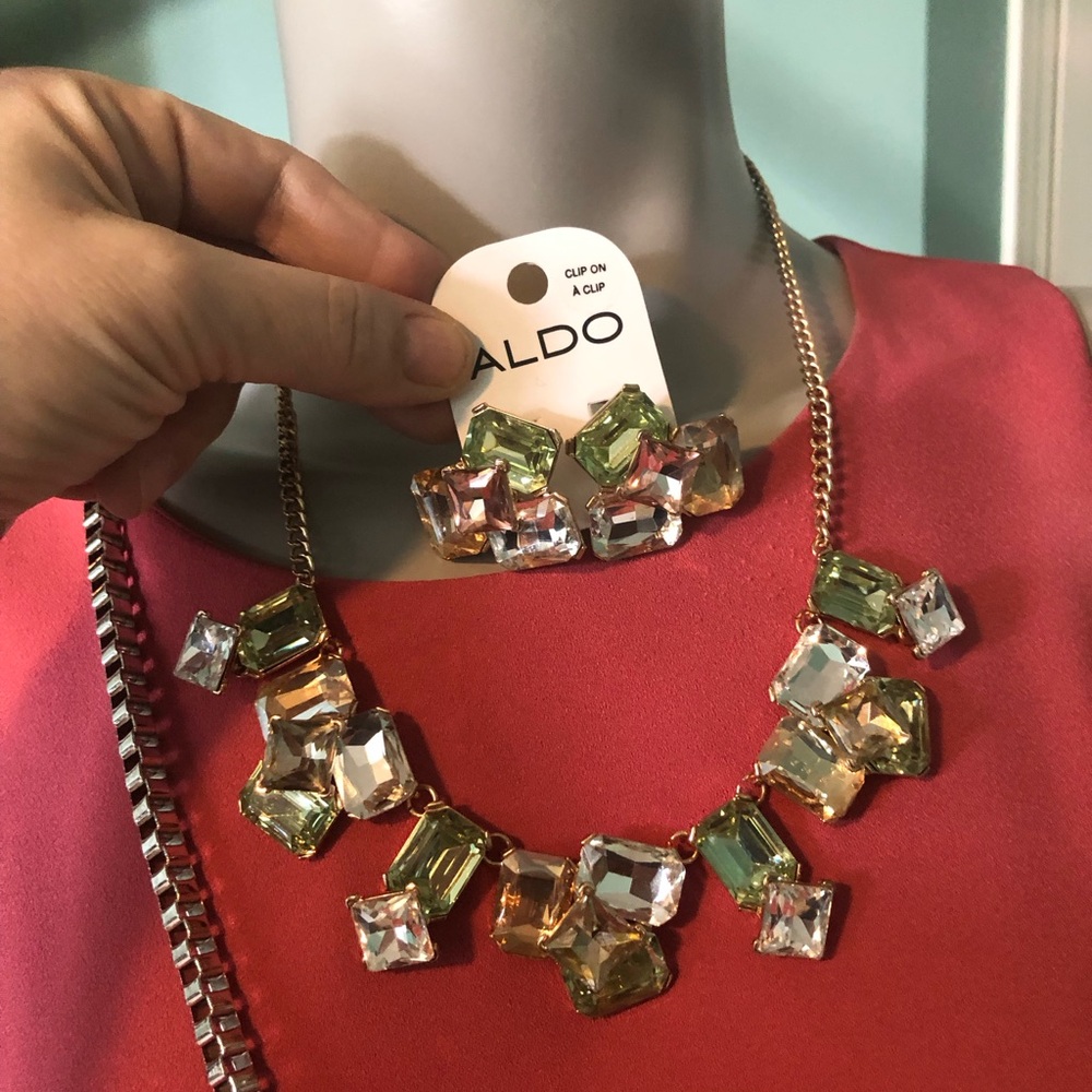 Costume Jewellery Earring and Necklace set by Aldo